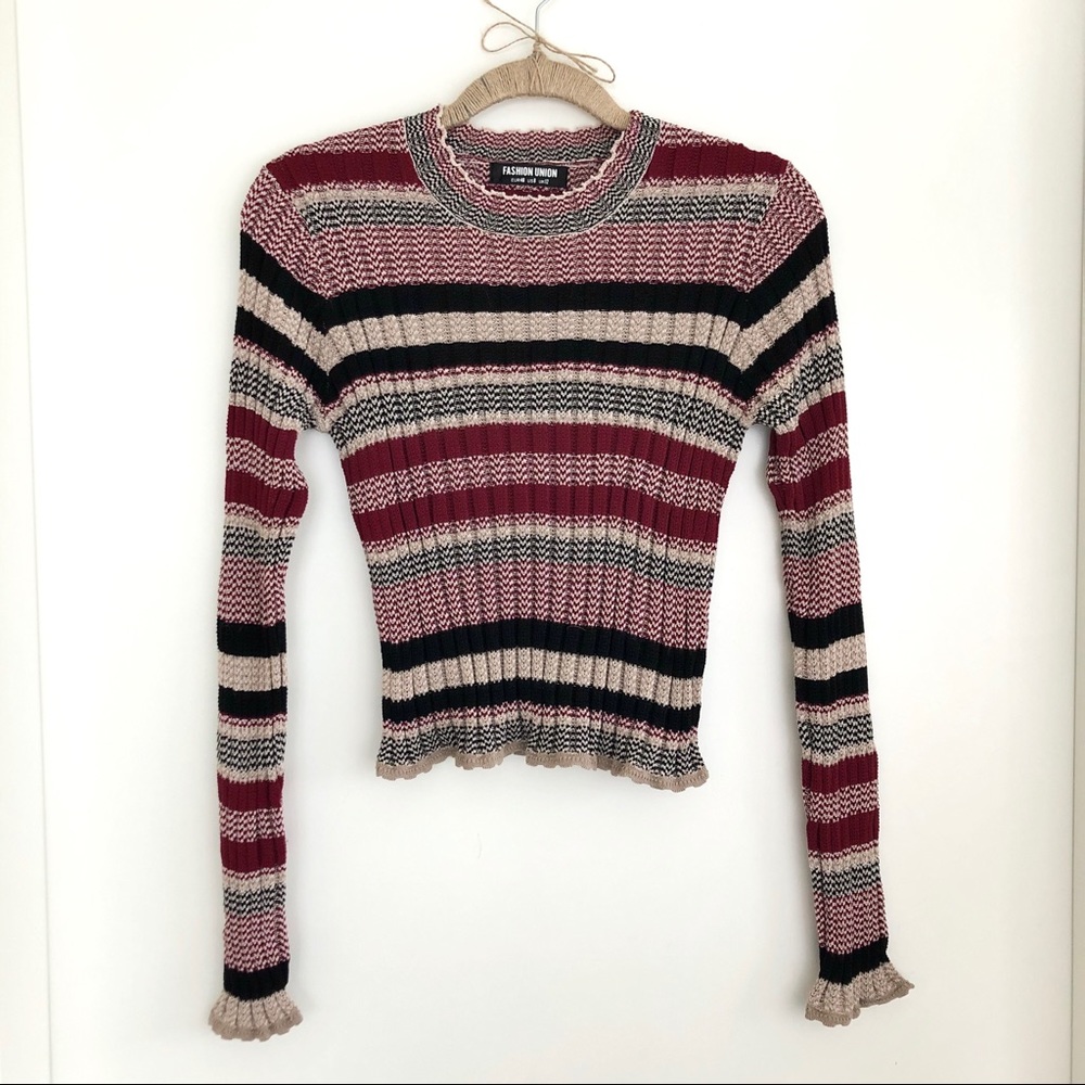 ASOS Fashion Union Ribbed Sweater